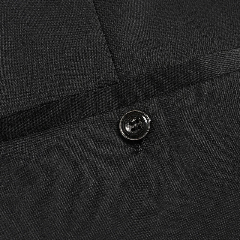 Mens Thin Stretch Straight Summer Pants Silky No-Iron Fabric