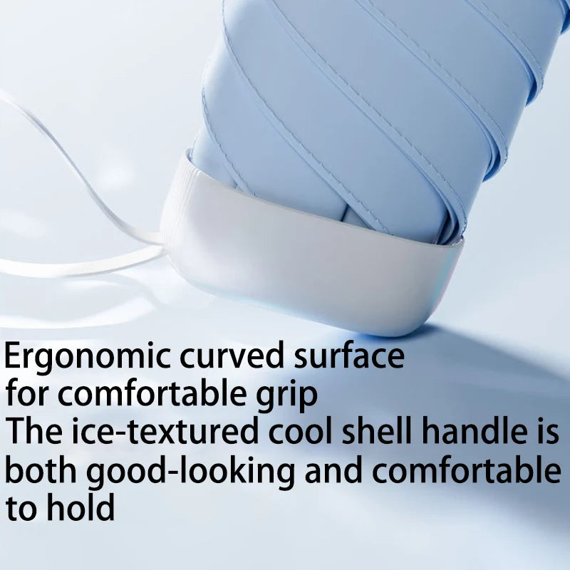 Mini Card Umbrella Sun Umbrella Women's Sunshade Sun Protection Dual-use UV Protection Compact Portable Folding Pocket Umbrella