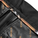 Mens Thin Stretch Straight Summer Pants Silky No-Iron Fabric