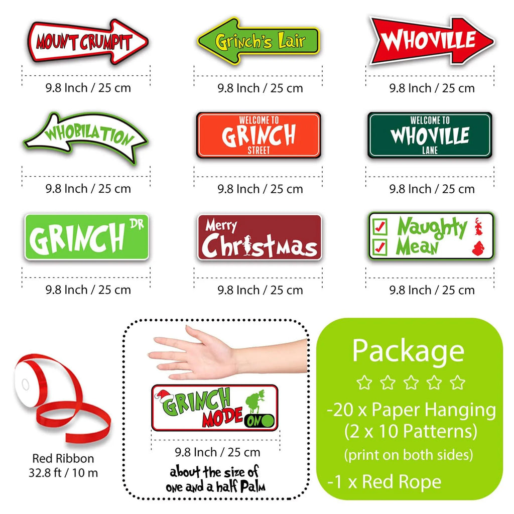 Christmas Tree Hanging Decorations Christmas Tree Hanging Decorations 10 Pieces