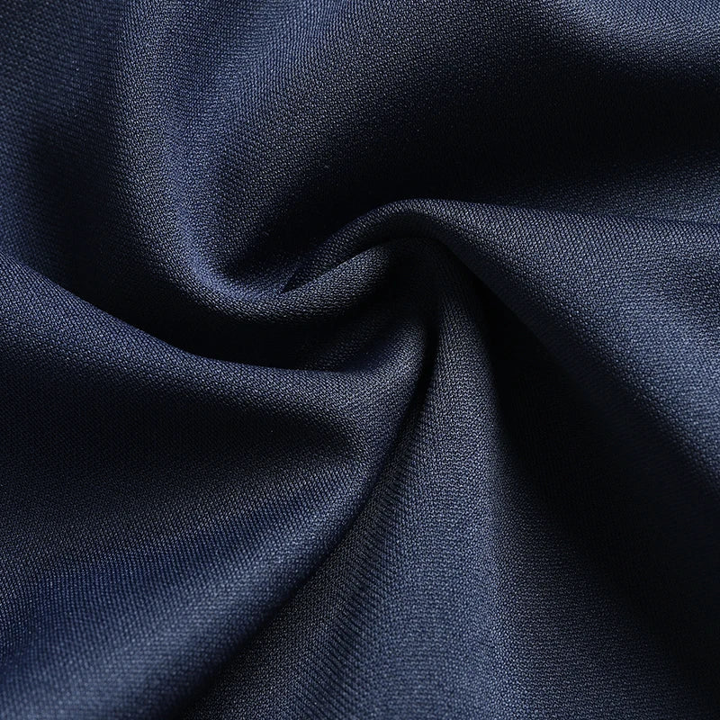 Mens Thin Stretch Straight Summer Pants Silky No-Iron Fabric