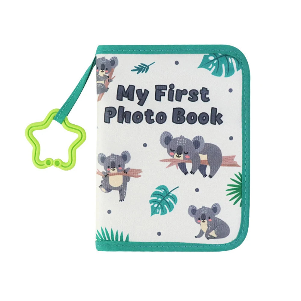 Baby Photo Album First Year Baby Photo Book Growth Babies Albums Shower Guest Diy Giraffe Photography Album with Family record