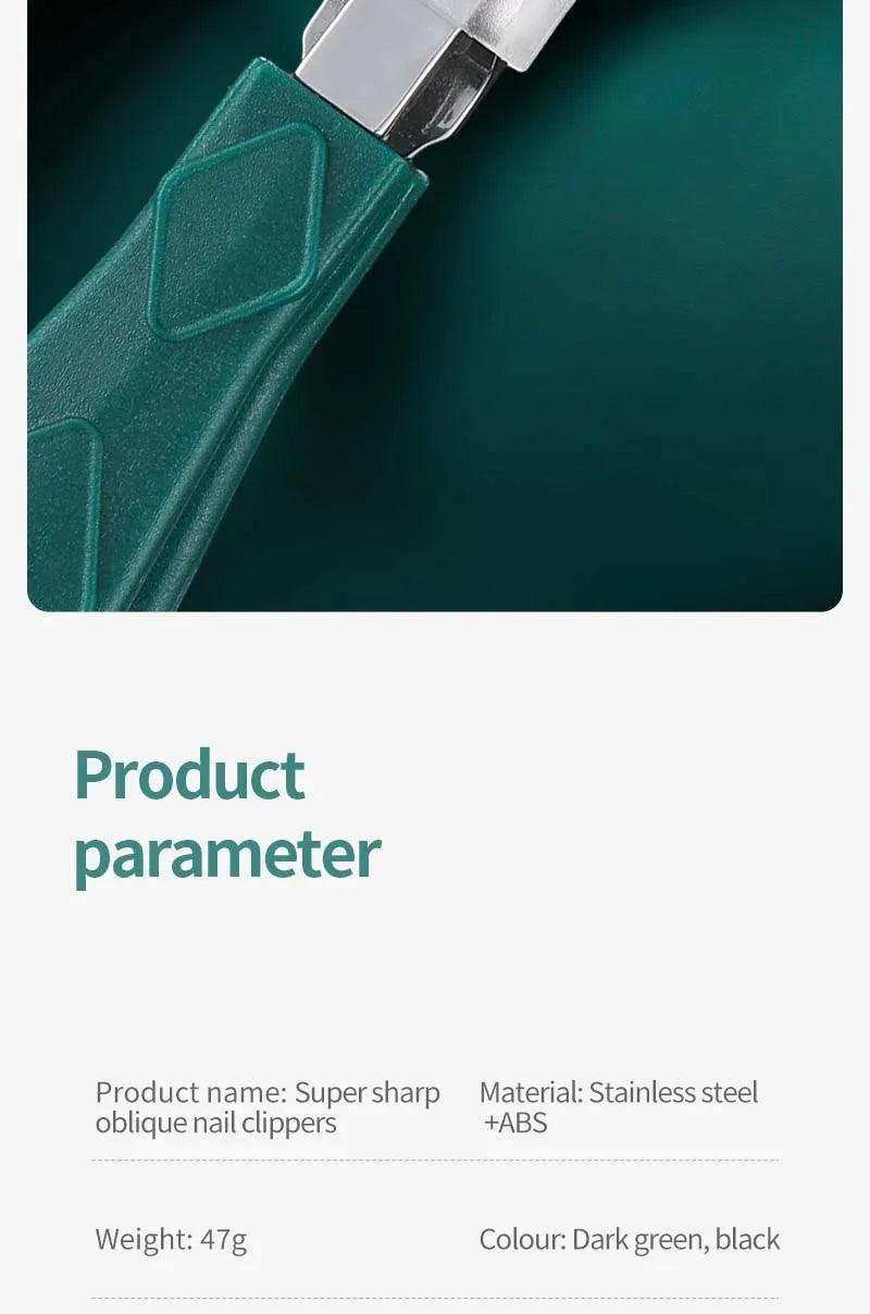 Toenail Clipper For Ingrown Or Thick Toenails Toenails Trimmer Professional Podiatrist Toenail Nipper With Stainless Steel Ultra