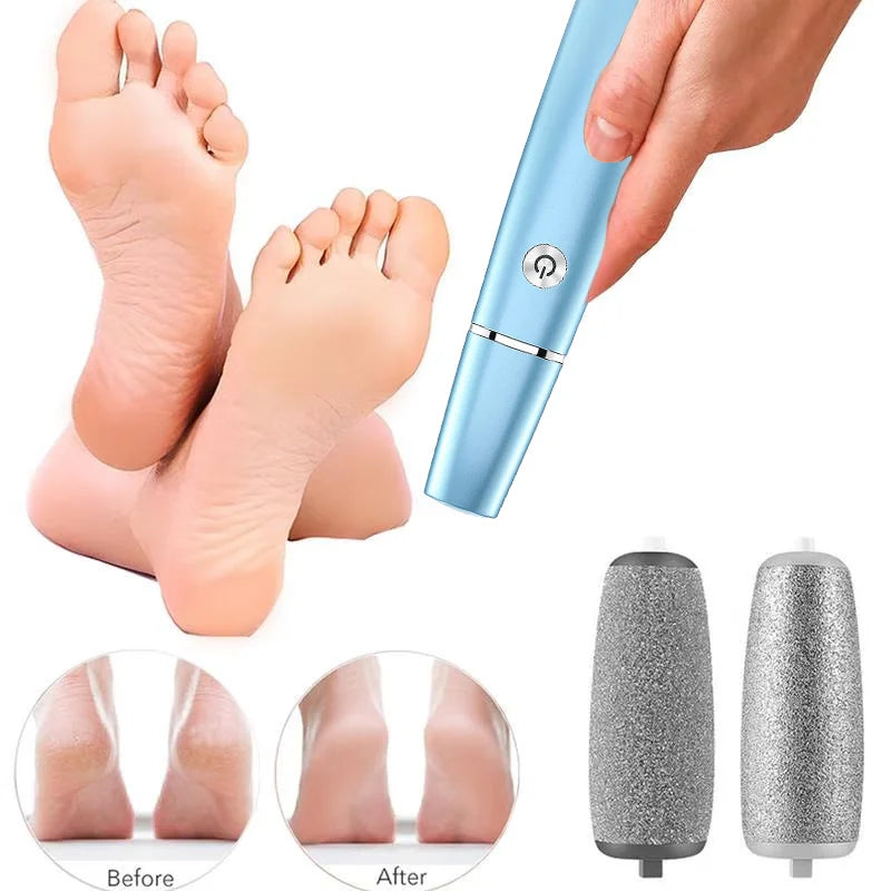 Electric Feet Callus Remover USB Rechargeable Electric Foot Grinder For Removing Dead Skin Feet Calluses Pedicure Care Tools