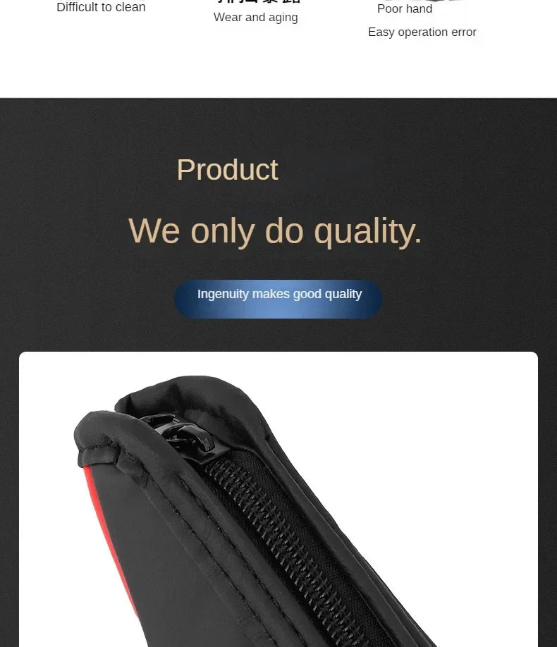 High Quality Car Shift Handle Cover PU Leather Non-slip Wear-resistant Universal Car Automatic Gear Sheath Car Decoration