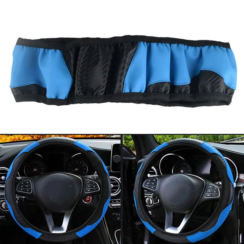 Universal Leather Car Steering Wheel Cover For Renault Megane 2/3 Captur Clio Scenic Duster Kudjar Triber Auto Accessories