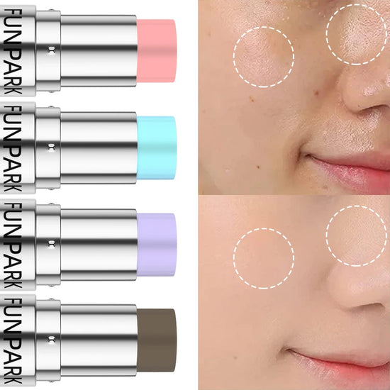 4 Colors Invisible Pore Base Stick Makeup Concealer Isolation Pore Base Modifying Skin Color Primer Cream Korean Cosmetic Gifts
