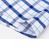 Mens Plaid Short Sleeve Shirt