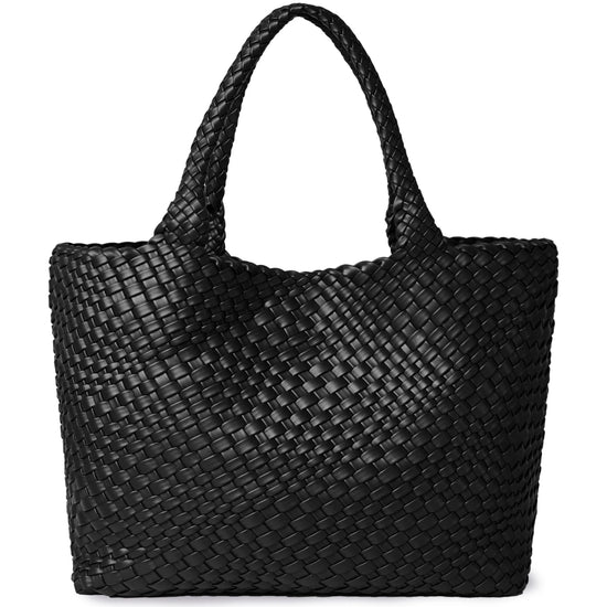 Large Woven Laptop Tote Bag
