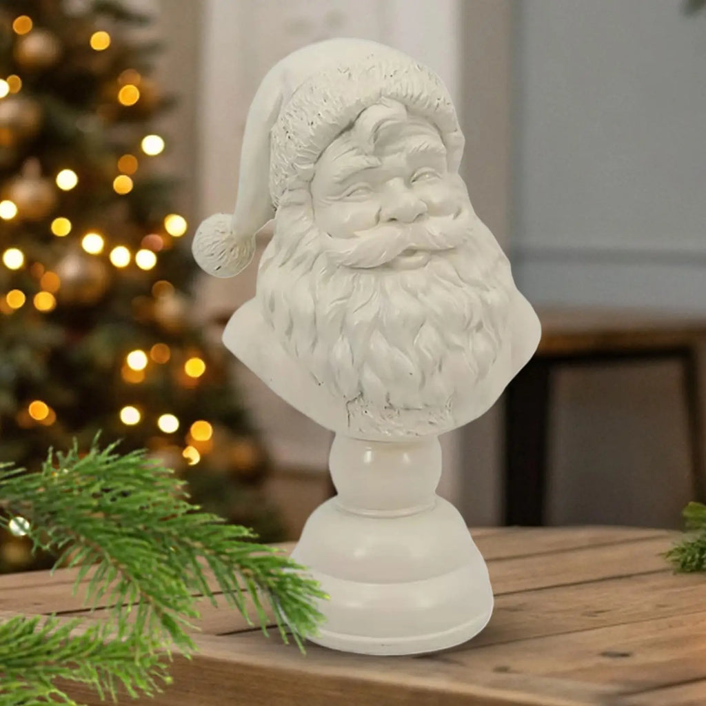 Christmas Santa Claus Figurines Resin Sculpture Christmas decorations Statue Party Winter holiday party desktop decoration