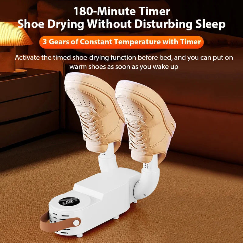 Foldable Electric Shoe Dryer Boot Warmer Eliminate Odor Fast Drying Home Winter Footwear Socks Dryer Boot Deodorizer Shoe Heater