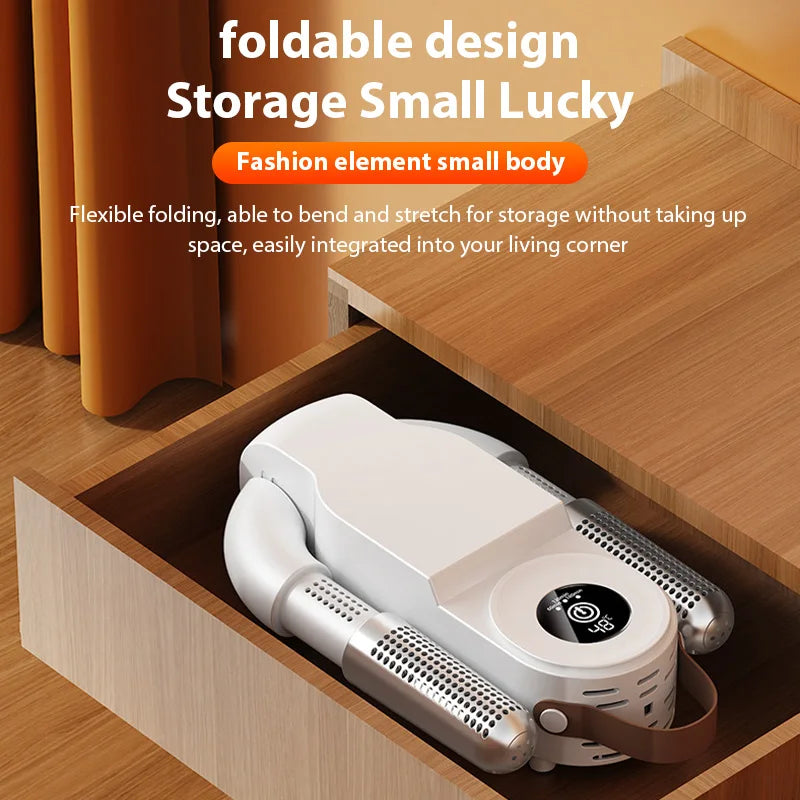 Foldable Electric Shoe Dryer Boot Warmer Eliminate Odor Fast Drying Home Winter Footwear Socks Dryer Boot Deodorizer Shoe Heater