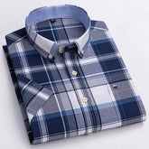 mens oxford short sleeve shirt