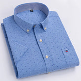 mens oxford short sleeve shirt