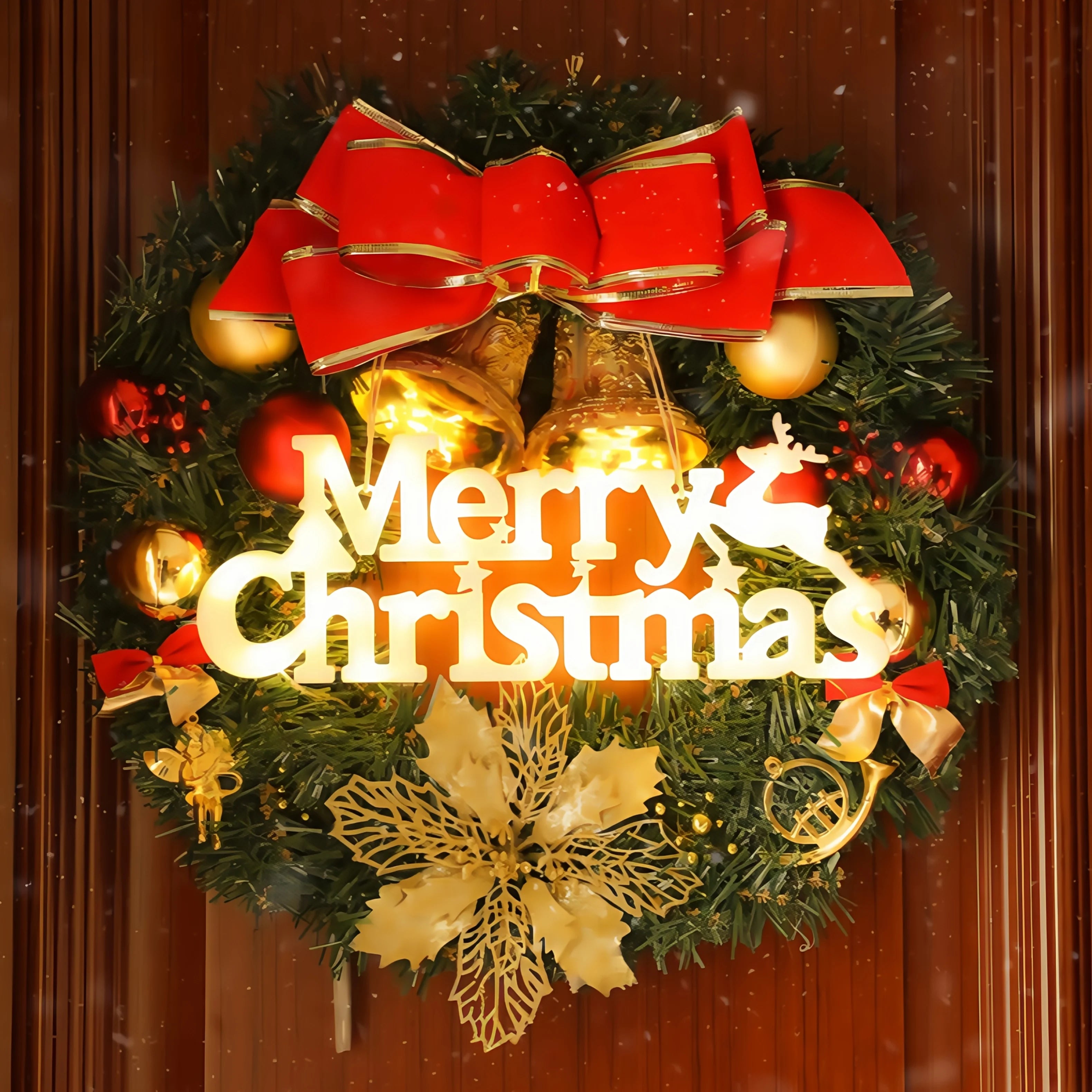 Christmas Decoration New Year Xmas Merry Christmas LED Letter Tag Light String Fairy Garland Home Decoration Christmas Noel Gift