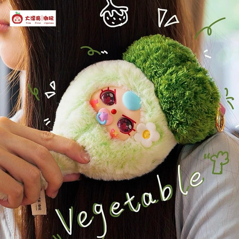 New Baby Three Comb Your Hair Blind Box Cute Fruits And Vegetables Trendy Toy Figurine for Girls Cute Doll Birthday Gift