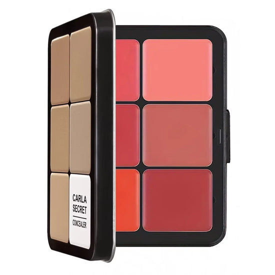 Multi-Colours concealer blush and eyeshadow cream plalette