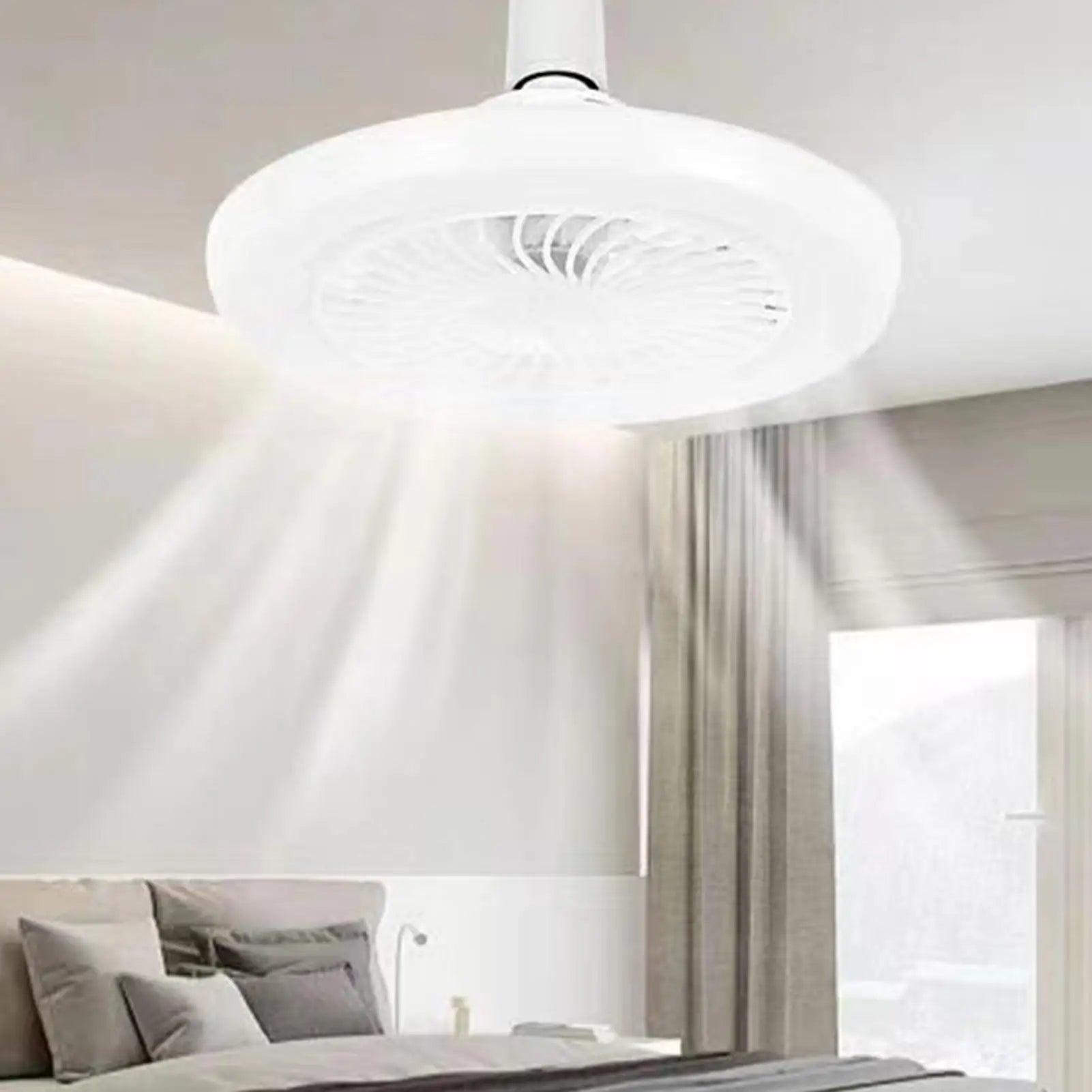 Ceiling Fans with Lights Flush Mount Fan with Remote Control Energy Efficient Home Appliance 3-Speed Adjustable Cooling Device