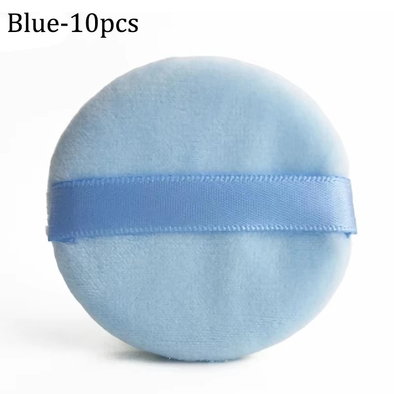 5/10Pcs Soft Velvet Makeup Sponge Loose Powder Cosmetic Puff Double-sided Face Makeup Sponge Concealer Wet Dry Makeup Tools