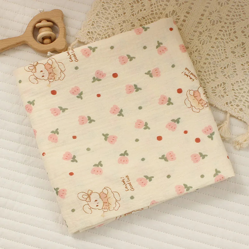 Baby Receive Blanket for Newborn Cotton Muslin Swaddle Blanket Bedding Infant Bath Towel Baby Items Mother Kids