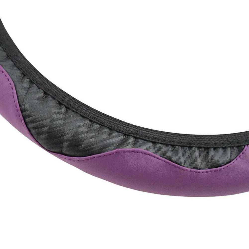 Universal Leather Car Steering Wheel Cover For Renault Megane 2/3 Captur Clio Scenic Duster Kudjar Triber Auto Accessories