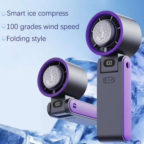 Ultra Freezes Handheld portable USB Rechargeable Mini Fan
