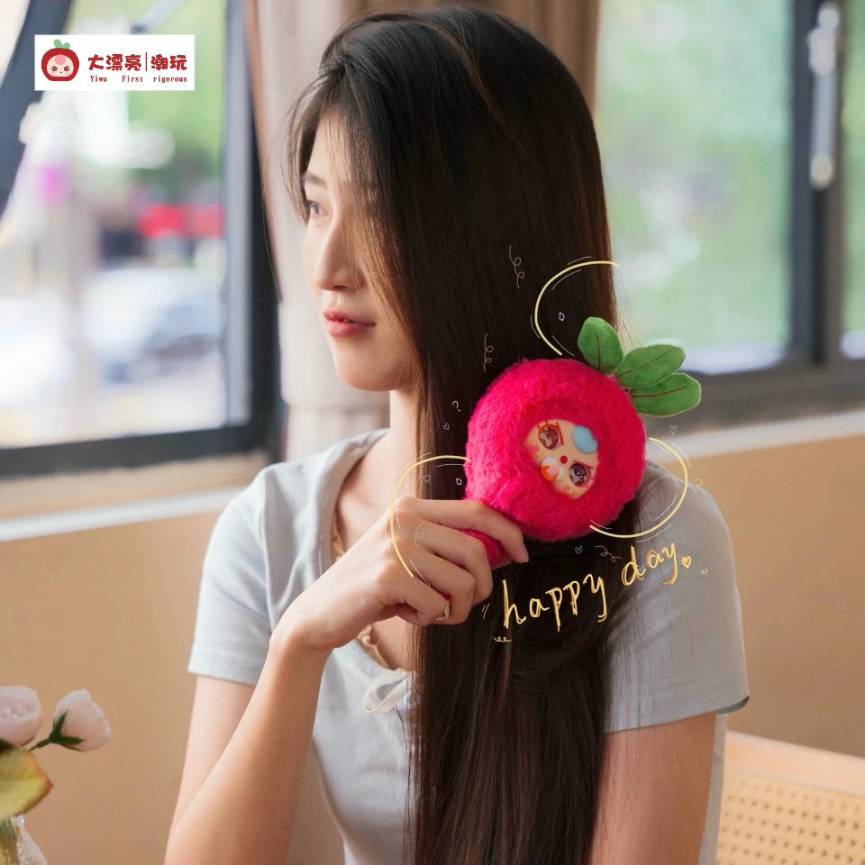 New Baby Three Comb Your Hair Blind Box Cute Fruits And Vegetables Trendy Toy Figurine for Girls Cute Doll Birthday Gift