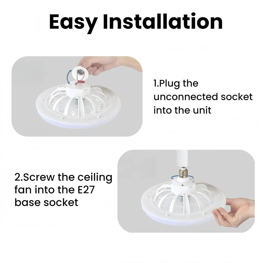 Ceiling Fans with Lights Flush Mount Fan with Remote Control Energy Efficient Home Appliance 3-Speed Adjustable Cooling Device