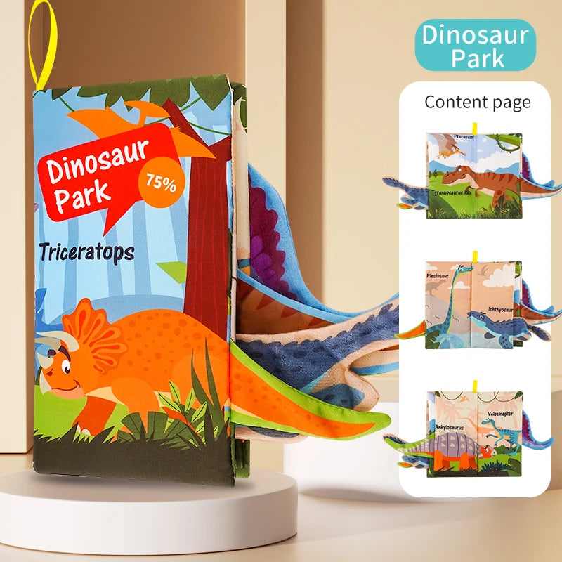 Baby Books Toys, Baby Books 0-6 Months, 3PCS Touch and Feel Cloth Crinkle Soft Books, Toys for 0-3-6-12-18 Months Infant Newborn