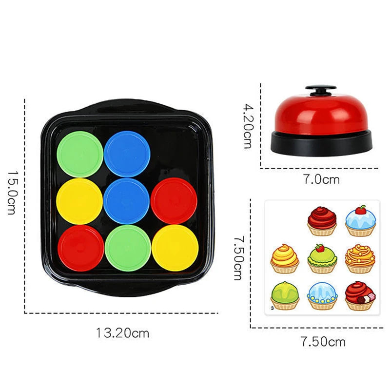 Crazy Push Music Children's Fun Card Pairs Against Table Games Chess Board Game Toys Early Education For Girls Boys