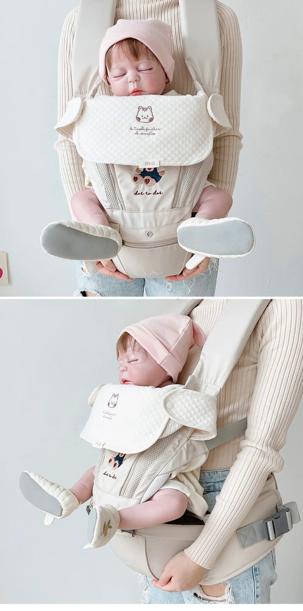 3pcs/Set Waterproof Baby Bibs Muslin Saliva Towel Cotton Shoulder Pad Bite Cushion Baby Accessories Girl Burp Cloth