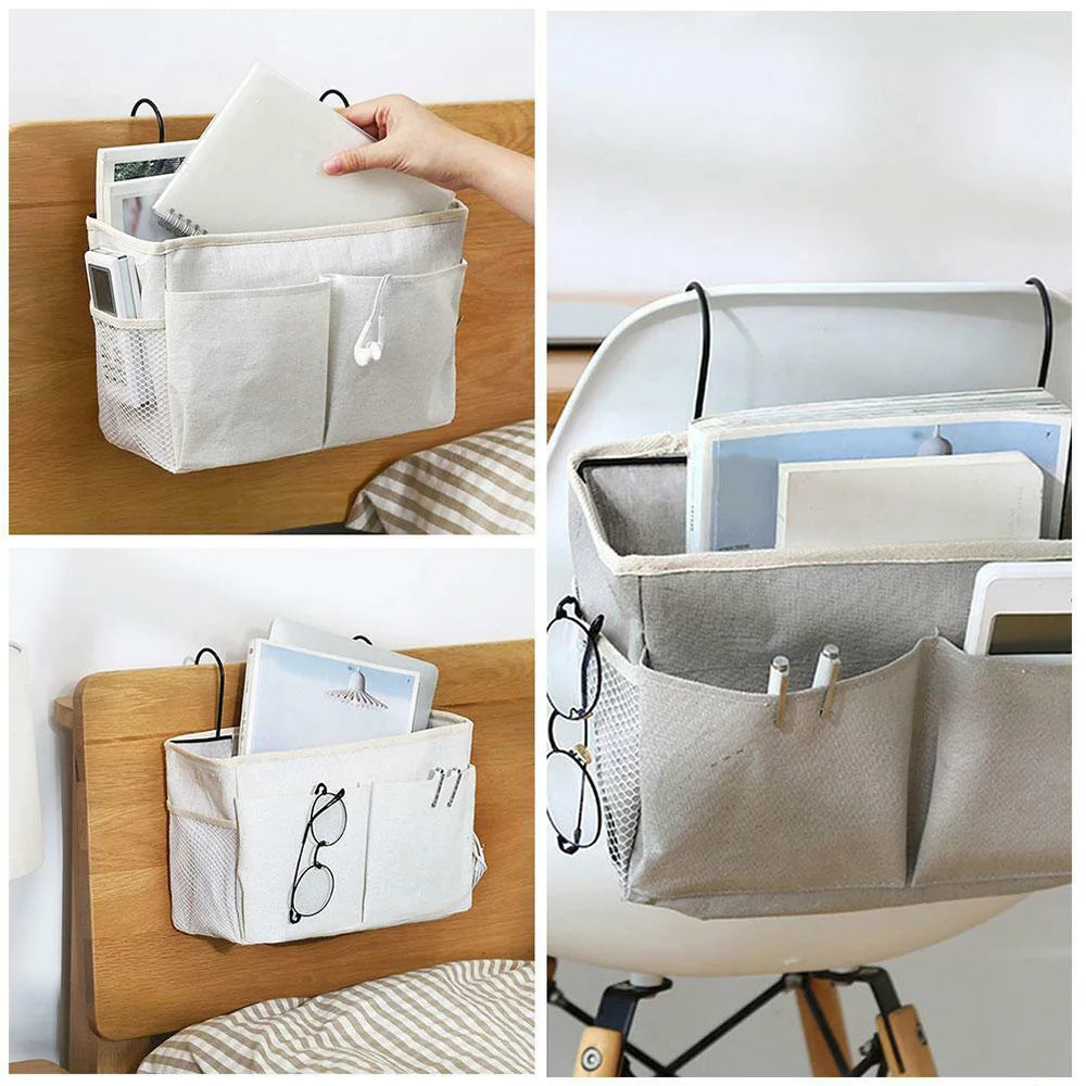 Portable Baby Care Essentials Hanging Organizers Crib Storage Cradle Baby Crib Organizer Diaper Bag Baby Bed Accessories