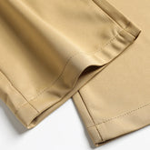 Mens Thin Stretch Straight Summer Pants Silky No-Iron Fabric