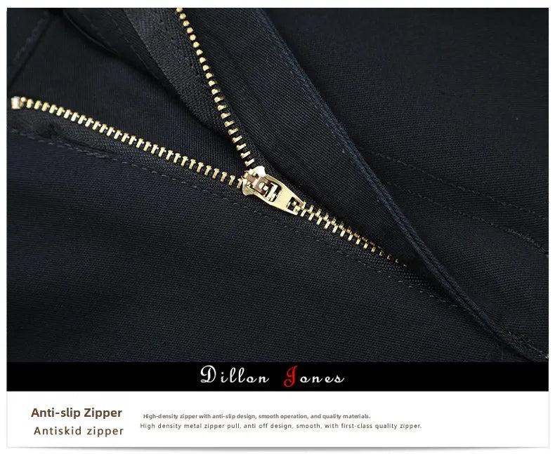 2025 Mens High Waist Loose Straight Cotton Casual Pants