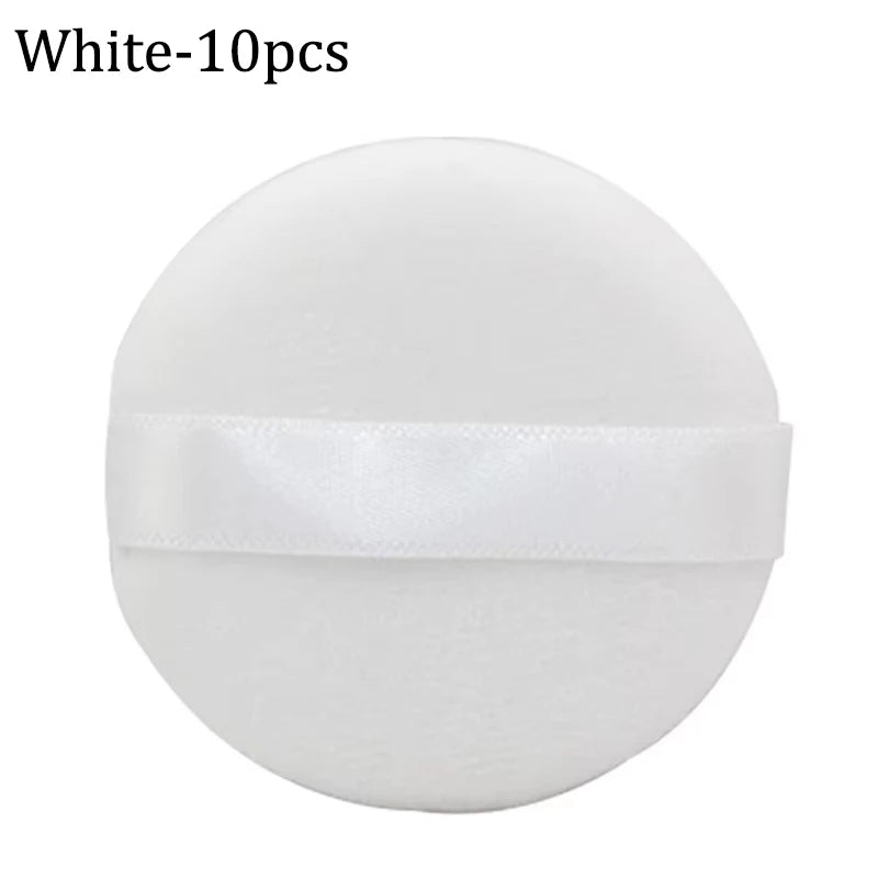 5/10Pcs Soft Velvet Makeup Sponge Loose Powder Cosmetic Puff Double-sided Face Makeup Sponge Concealer Wet Dry Makeup Tools