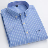mens oxford short sleeve shirt