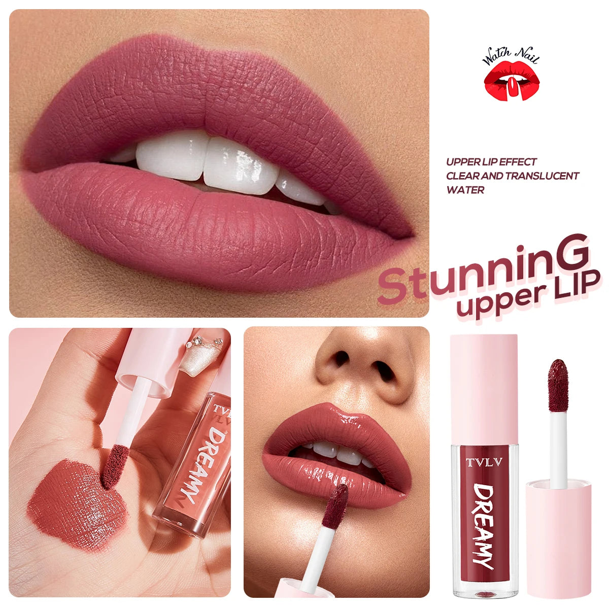 10 Color Mouth Red Lip Glaze Makeup Set, Exquisite, Practical, Comfortable, Portable, Easy To Apply Makeup Set