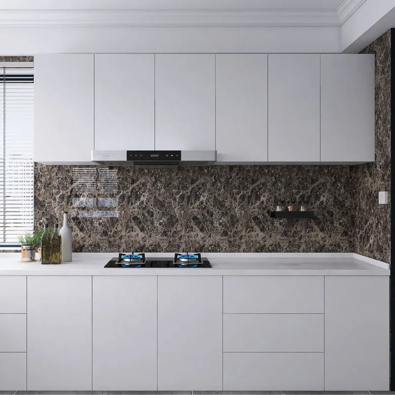 40cm Kitchen Cabinets Wallpaper Self Adhesive Wall Stickers High Temperature Resistance Waterproof and Oil Proof Cooking Bench