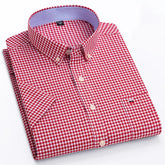 mens oxford short sleeve shirt