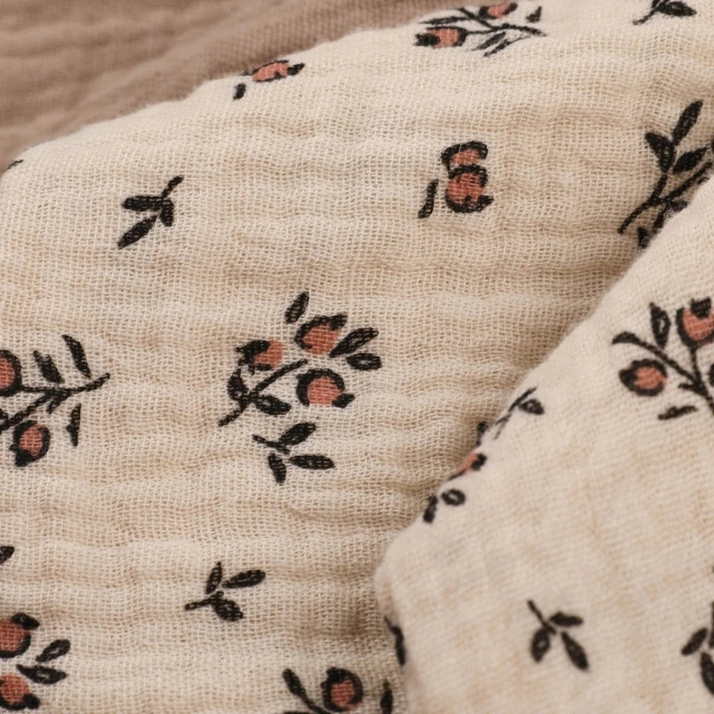 Cotton Gauze Baby Towel Crochet Bunny Rattle Doll Newborn Soothing Towel Baby Security Comforters Blanket Face Towel Washcloth