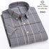 Mens Plaid Short Sleeve Shirt
