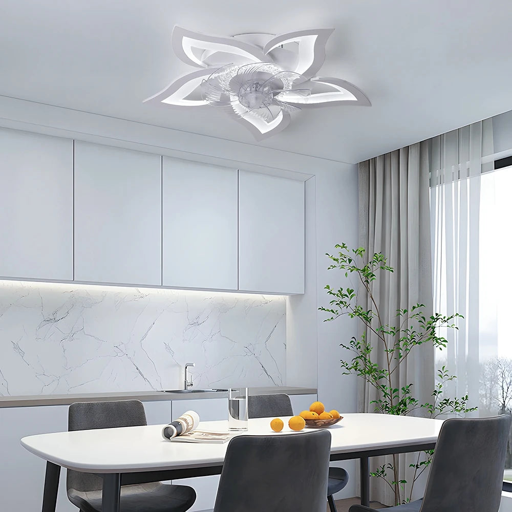 IRALAN home appliances LED ceiling fan light modern smart switch ceiling fan with light home interior decoration fan light