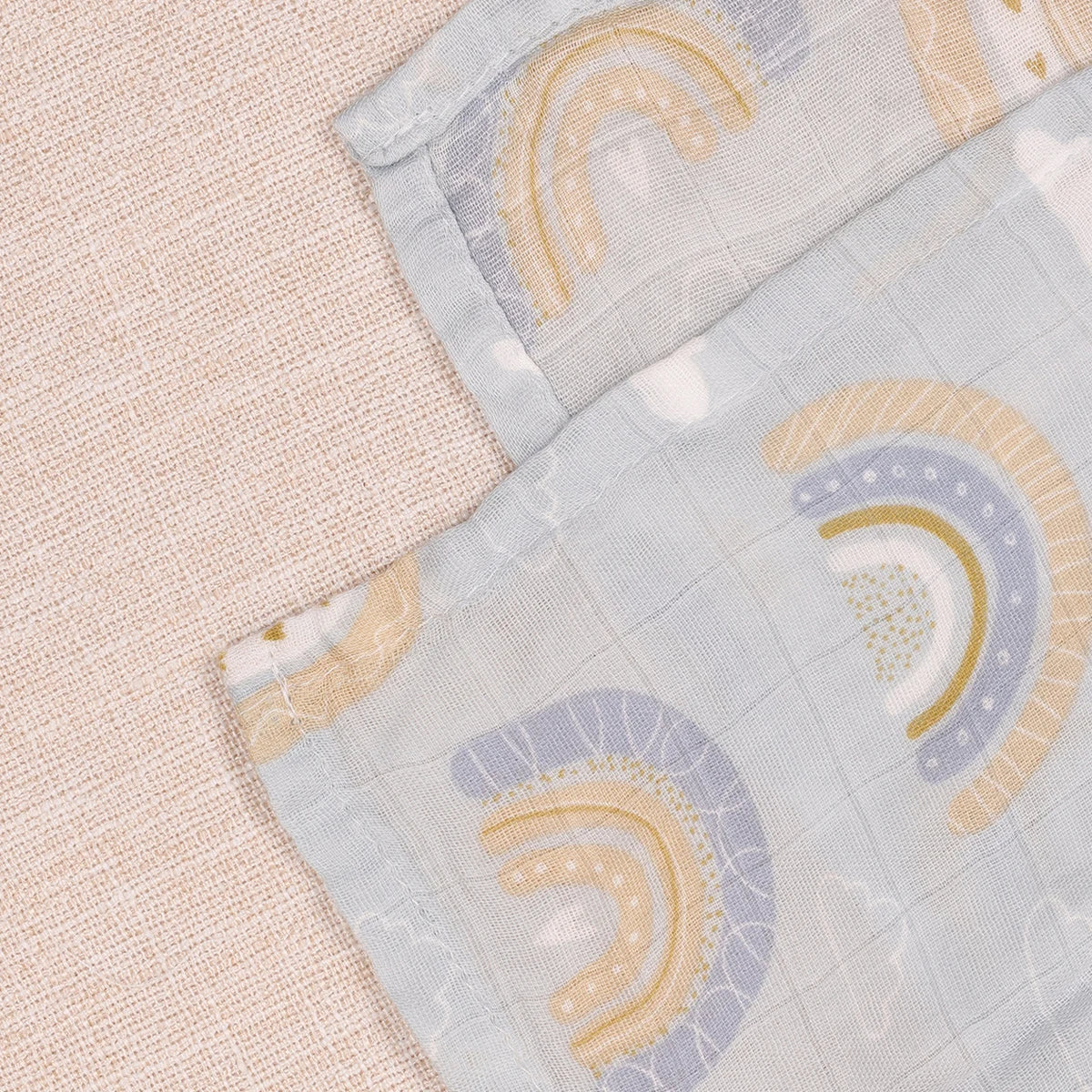 60*60cm 5Pcs Set Multi-Use Feeding Burp Cloth Towel Super Soft Bamboo Cotton Muslin Blankets Baby Burp Cloth Set