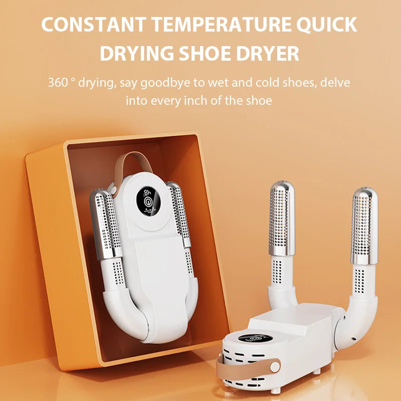 Foldable Electric Shoe Dryer Boot Warmer Eliminate Odor Fast Drying Home Winter Footwear Socks Dryer Boot Deodorizer Shoe Heater