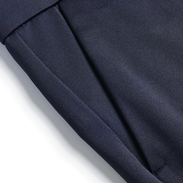 Mens Thin Stretch Straight Summer Pants Silky No-Iron Fabric