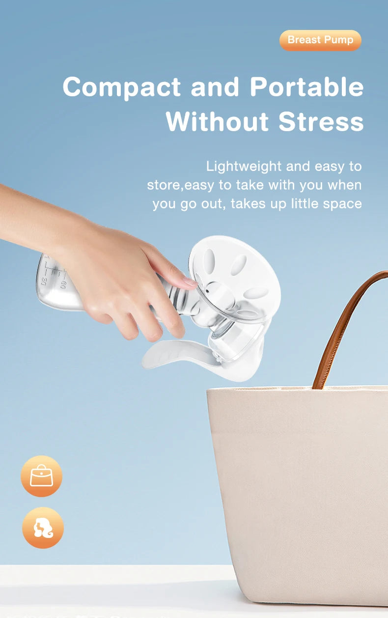 MAMIJOY  Breast Pump Baby Nipple Manual Suction Milk Pump Feeding Breasts Pumps Milk Bottle Sucking Postpartum Supplies BPA Free