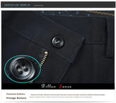 2025 Mens High Waist Loose Straight Cotton Casual Pants