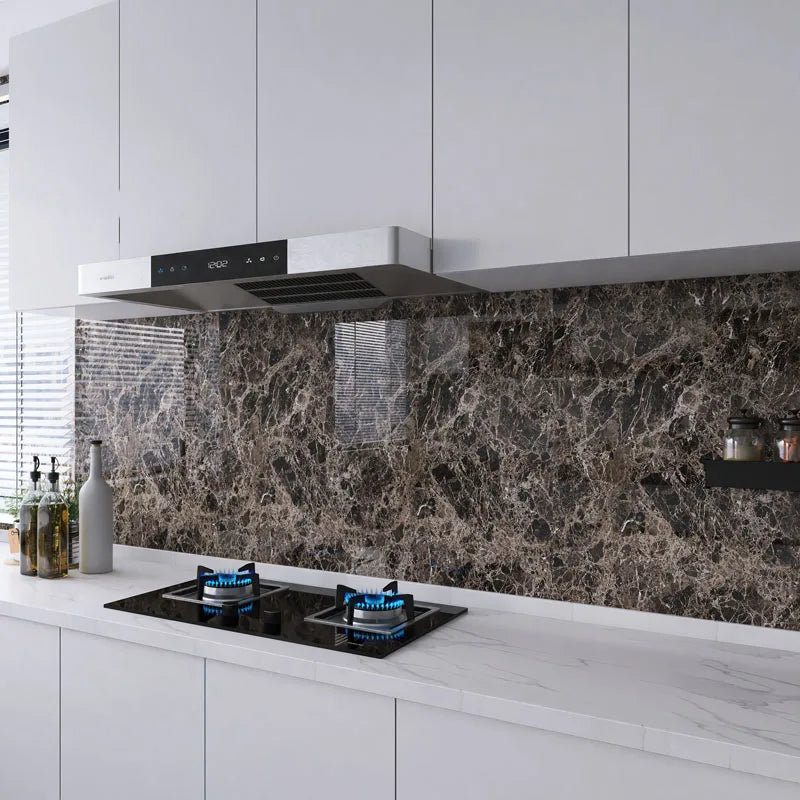 40cm Kitchen Cabinets Wallpaper Self Adhesive Wall Stickers High Temperature Resistance Waterproof and Oil Proof Cooking Bench