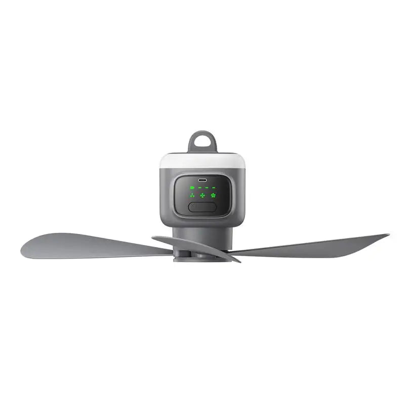 Ceiling Fan 12000mAh Wireless Portable Camping Ceiling Fan USB Rechargeable Tent Ceiling Fan with Lighting and Remote Control