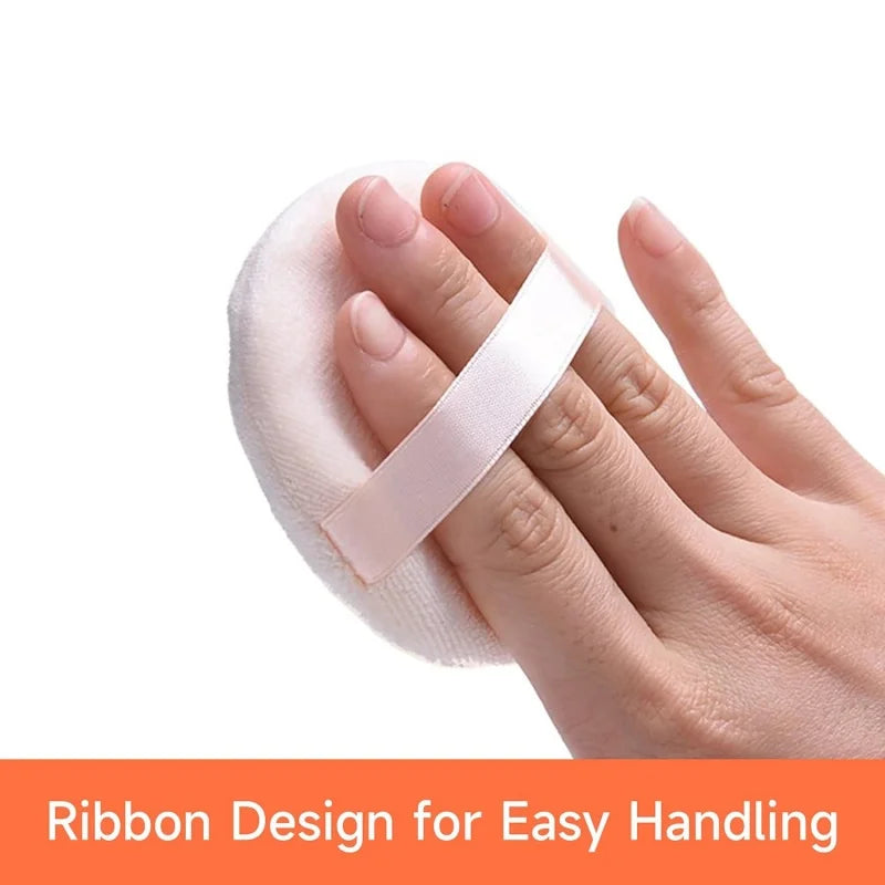 5/10Pcs Soft Velvet Makeup Sponge Loose Powder Cosmetic Puff Double-sided Face Makeup Sponge Concealer Wet Dry Makeup Tools